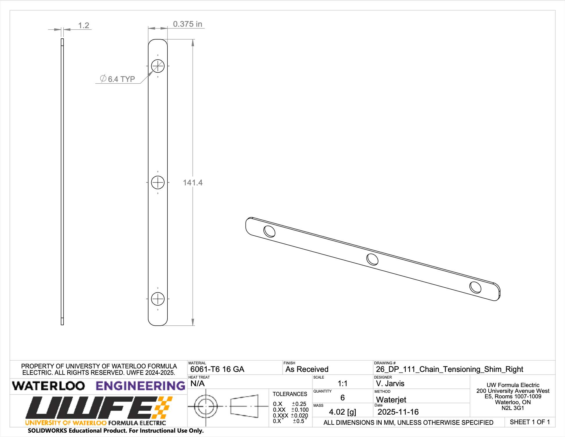 Chain Tensioner Full Assembly